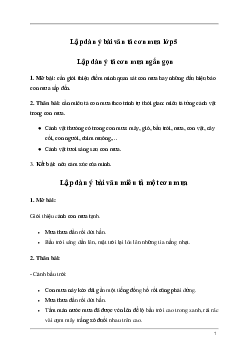 Tập làm văn lớp 5: Lập dàn ý tả cơn mưa (7 mẫu)