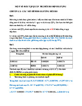 Bài Tập Mô Hình Đo Lường Rủi Ro | Môn Quản trị rủi ro - Đại học Kinh Tế Quốc Dân