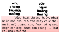 Giáo án điện tử Tiếng việt 1 bài 3 Chân trời sáng tạo: Học vấn: ung, ưng