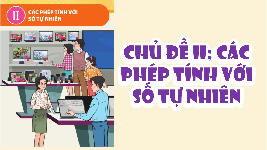 Giáo án điện tử Toán 4 Cánh diều: Phép cộng, phép trừ (T1)