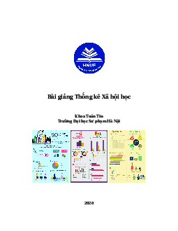 Bài giảng Thống kê xã hội học | HNUE