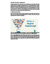 TÌM HIỂU VỀ Digital Marketing: Xu Hướng và Chiến Lược Hiện Nay