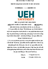 Tiểu luận môn Chủ nghĩa xã hội khoa học  - trường đại học kinh tế- tài chính thành phố Hồ chí minh.