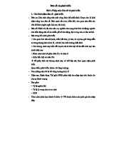 Tiêu điểm Dân số và Phát triển - Giáo trình ACHASCG