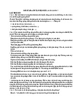 Đề cương ôn tập học kỳ 1 có đáp án môn Chủ nghĩa xâ hội và khoa học   | Học viện Nông nghiệp Việt Nam