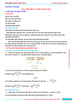 Bài giảng đạo hàm Toán 11 KNTTvCS