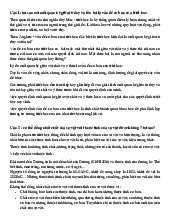 Câu hỏi và phân tích cơ bản Môn Triết học Mác - Lênin | Đại học Bách Khoa Hà Nội