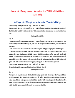 Soạn bài Đồng dao mùa xuân | Ngữ văn 7 Tập 1 Kết nối tri thức