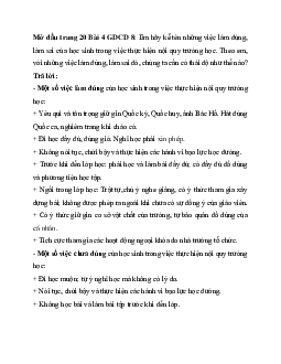 Giải SGK Giáo dục công dân 8 bài 4: Bảo vệ lẽ phải | Cánh diều