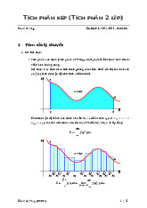 Đề cương môn giải tích 2- Trường Đại học bách khoa - Đại học đà nẵng.