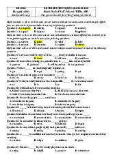 25 Đề thi thử THPT Quốc gia môn Tiếng Anh - Tài liệu Tiếng Anh THPT