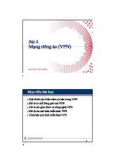 Bài 4: Mạng riêng ảo (VPN) môn Phòng chống tấn công mạng | Trường Đại học Bách Khoa Hà Nội