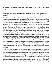 Phân tích tác phẩm Bức thư của thủ lĩnh da đỏ chọn lọc hay nhất | Ngữ văn 6