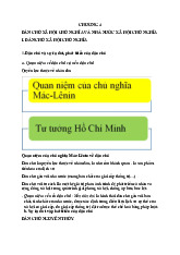 Chương 4 Dân chủ xã hội chủ nghĩa  và nhà nước xã hội chủ nghĩa môn Chủ nghĩa xã hội và khoa học  | Học viện Nông nghiệp Việt Nam