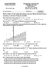 Đề giữa học kì 1 Toán 10 năm 2025 – 2026 trường THPT Nhị Chiểu – Hải Phòng