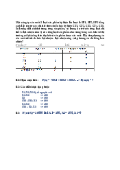 Chữa bài tập thực hành - Môn hệ thống thông tin quản lý | Đại học Kinh Tế Quốc Dân