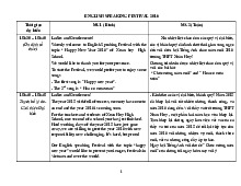 Kịch bản English Speaking Festival 2016 | Học viện Hành chính Quốc gia