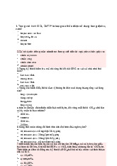 bài tập trắc nghiệm môn học Cấu trúc dữ liệu và giải thuật hay gặp - Học Viện Kỹ Thuật Mật Mã