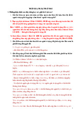 Đề cương môn Luật đất đai - Trường Đại học lao động -  xã hội.