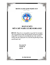 Phân tích vị trí của gia đình trong xã hội? Là một thành viên trong gia đình em thấy mình cần phải có trách nhiệm gì để làm cho gia đình mình thực sự là một tế bào tốt của xã hội | Bài tập lớn môn Chủ nghĩa xã hội Neu