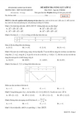 Đề kiểm tra Toán 12 năm 2024 – 2025 trường THCS&THPT Nguyễn Khuyến – TP HCM (27/08/2024)