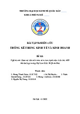Nghiên cứu khảo sát nhu cầu mua sắm trực tuyến của sinh viên 63D Marketing trường Đại học Kinh Tế Quốc Dân | Bài tập nghiên cứu môn thống kê trong kinh tế và kinh doanh