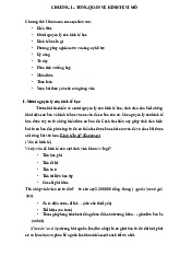 Bài giảng chương 1 môn kinh tế vĩ mô | Đại học Kinh tế Thành phố Hồ Chí Minh