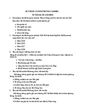 TOP 180 Câu hỏi trắc nghiệm Môn Tư tưỏng Hồ Chí Minh | Đại học Tài nguyên và Môi trường Hà Nội