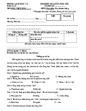Đề thi giữa học kỳ 1 môn Tiếng Việt lớp 2 năm học 2024 - 2025 - Đề số 2 | Bộ sách Chân trời sáng tạo