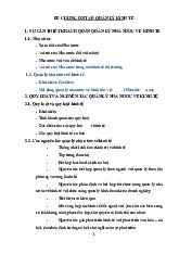 Đề cương ôn tập QLKT QLNN: Quản lý Kinh tế và Nhà nước. Môn Lý luận nhà nước và pháp luật | Đại học Trường Đại học Phenika.
