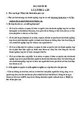 Phá sản, Thương mại và Doanh nghiệp (Tổng hợp) | Môn Luật kinh tế - Đại học Cần Thơ