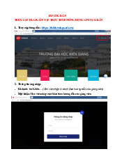 Hướng dẫn truy cập trang ôn tập trực tuyến ứng dụng CNTT cơ bản môn Công nghệ thông tin | Trường Đại học Kiên Giang