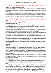 Ôn tập phần tự luận - Chủ nghĩa xã hội khoa học | Học viện Chính sách và Phát triển