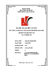 Bài thu hoạch lớp Luật sư | Học viện Hành chính Quốc gia