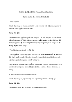 Giải Địa lí 10 Bài 5: Thạch quyển. Nội lực và tác động của nội lực đến địa hình bề mặt Trái Đất | Cánh diều