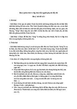 Phân tích vẻ đẹp tâm hồn người phụ nữ trong bài thơ Sóng | Văn mẫu 11 Cánh diều