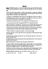 Đề số 2: Phân Tích Kinh Tế Vĩ Mô và Các Mô Hình Kinh Tế | Trường Đại học Thương Mại