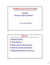 Đề cương môn giải tích 2- Trường Đại học bách khoa - Đại học đà nẵng.