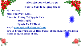 Giáo án điện tử Tiếng việt 1 bài 4 Chân trời sáng tạo: Học vấn: uc, ưc