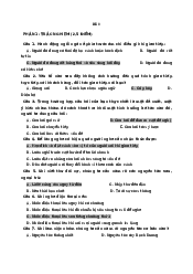 Đề ôn tập số 3 - Giao tiếp trong kinh doanh | Học viện Ngân Hàng