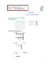 Bài tập chương 7: Đại số quan hệ môn cơ sở dữ liệu | Đại học Văn Lang