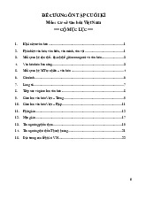 Đề cương môn Văn hiến Việt Nam - Trường Đại học Văn Hiến.