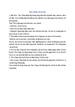 Kể chuyện Tôm càng và cá con | Tiếng việt 1 Chân trời sáng tạo