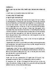 Bài giảng môn Triết học Mac Lenin | Trường Đại học Ngoại ngữ, Đại học Đà Nẵng