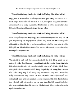 Tóm tắt nội dung chính của văn bản Xưởng Sô-cô-la | Văn mẫu 7 Chân trời sáng tạo