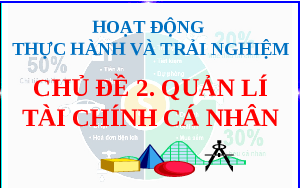 Giáo án điện tử Toán 8 Chủ đề 1 Cánh diều: Quản lí tài chính cá nhân