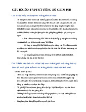 Tổng hợp các câu hỏi ôn tập Tư Tưởng Hồ Chí Minh hay | Đề cương Tư tưởng Hồ Chí Minh |Trường Đại học khoa học Tự nhiên