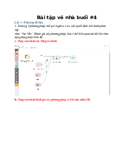 Bài tập: Phân lớp dữ liệu