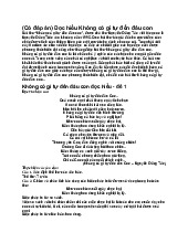 (Có đáp án) Đọc hiểu Không có gì tự đến đâu con