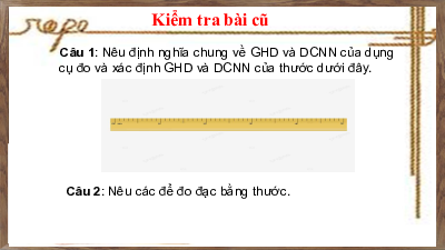 Bài 5: Đo khối lượng  | Bài giảng PowerPoint KHTN 6 | Chân trời sáng tạo